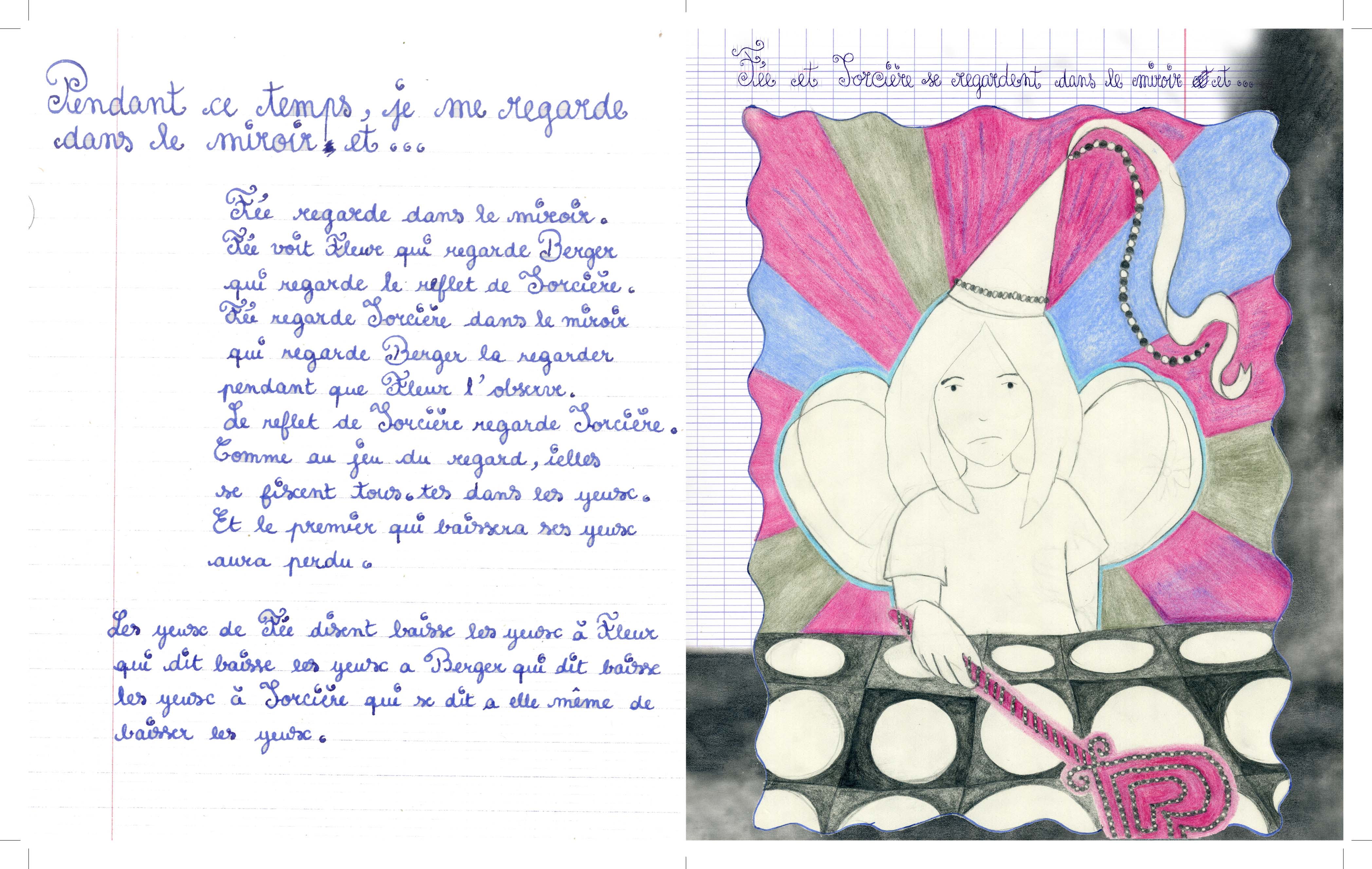 Anna Sougy _ drawings _ il était une fois une fée
