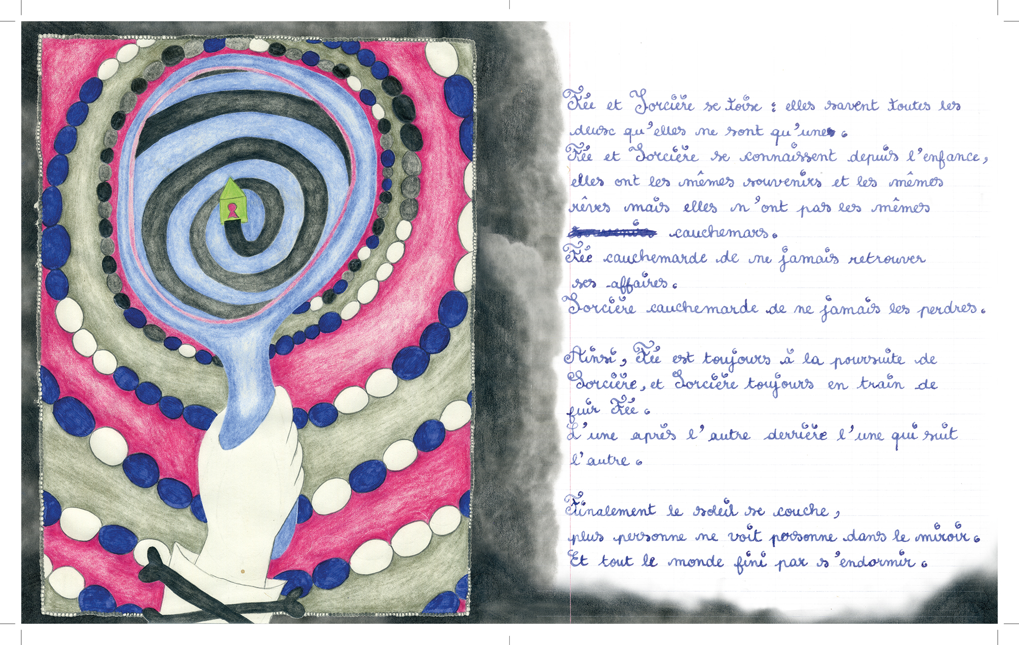 Anna Sougy _ drawings _ il était une fois une fée
