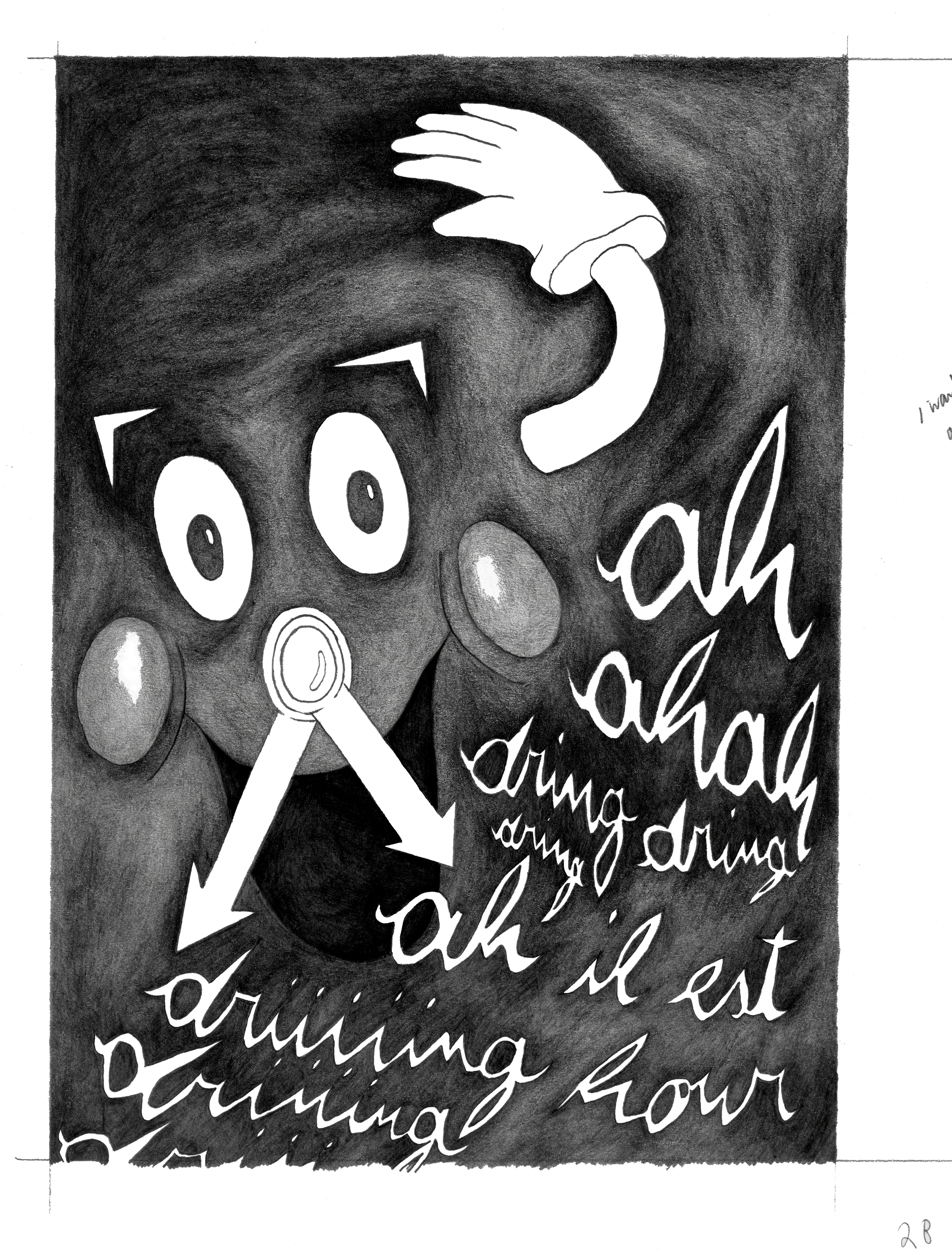 Anna Sougy _ Mr horloge scan drawings