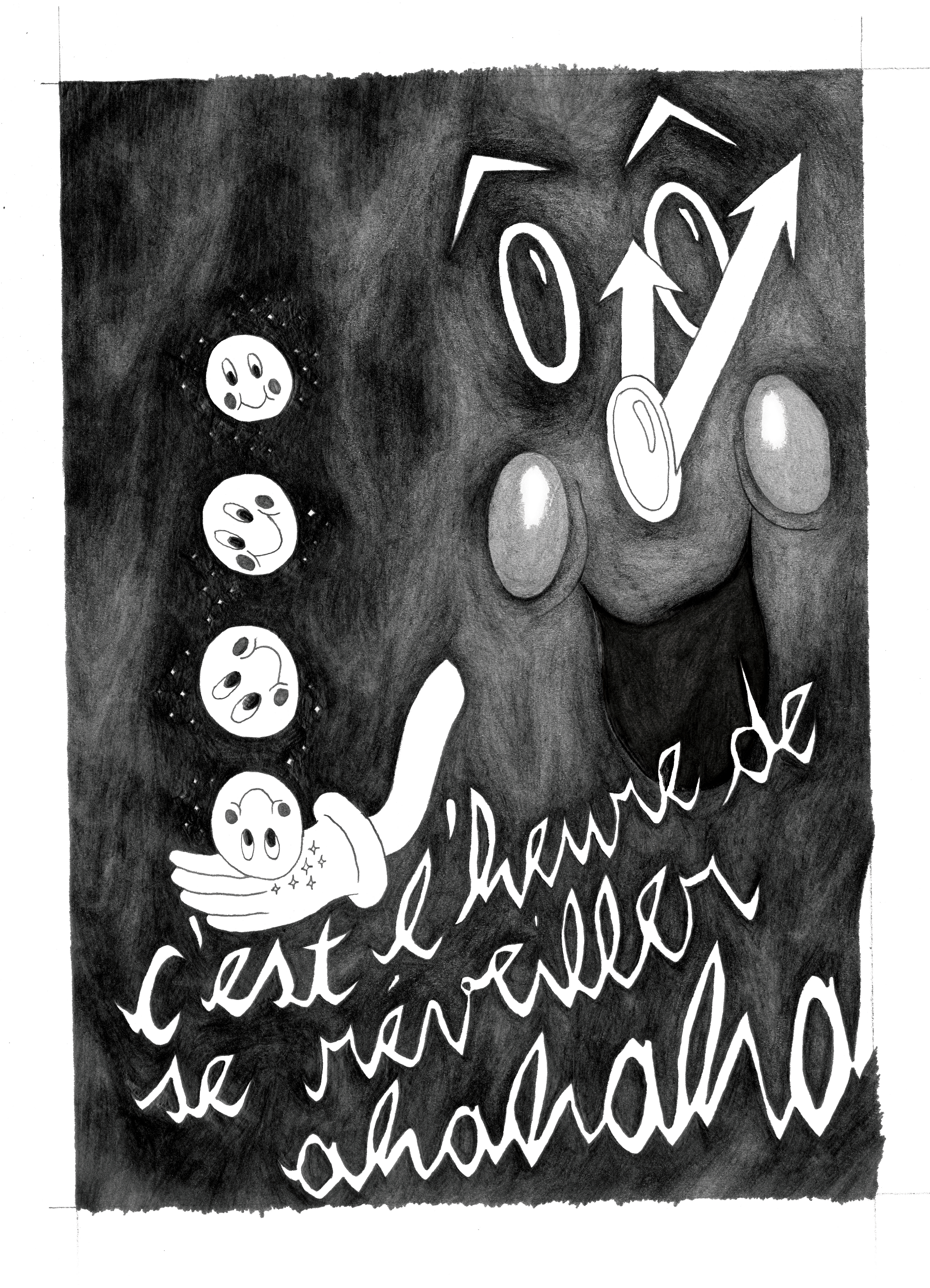 Anna Sougy _ Mr horloge scan drawings