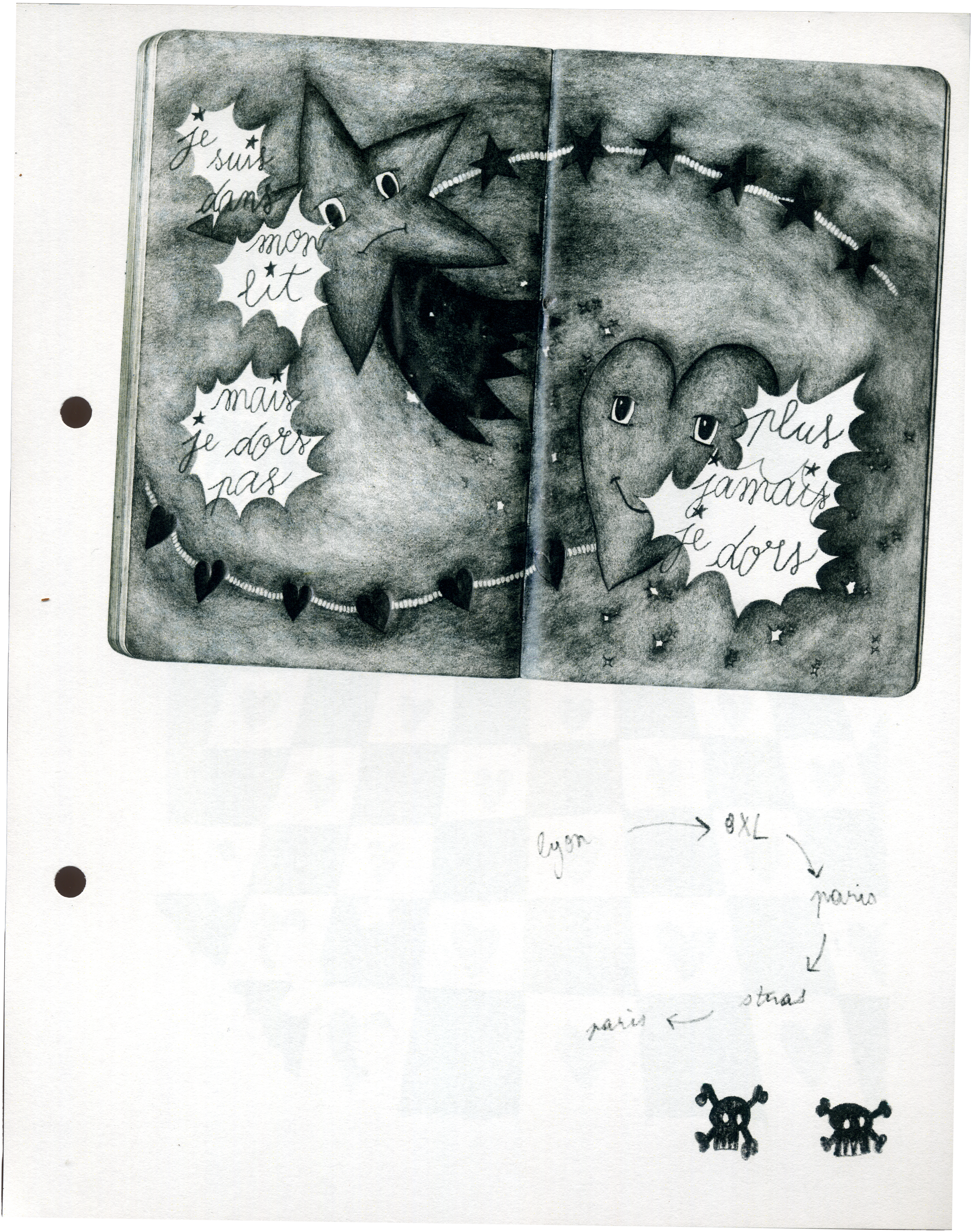 Anna Sougy _ House_of_Rooms scan drawings